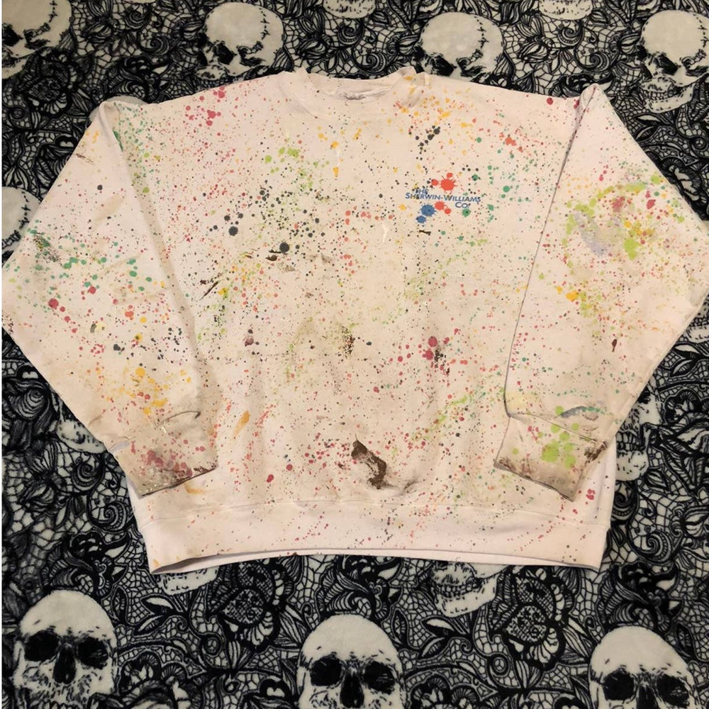 Custom Vintage Sherwin Williams Paint Sweater